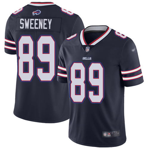 Men Buffalo Bills #89 Tommy Sweeney Limited Navy Blue Inverted Legend NFL Jersey->youth nfl jersey->Youth Jersey